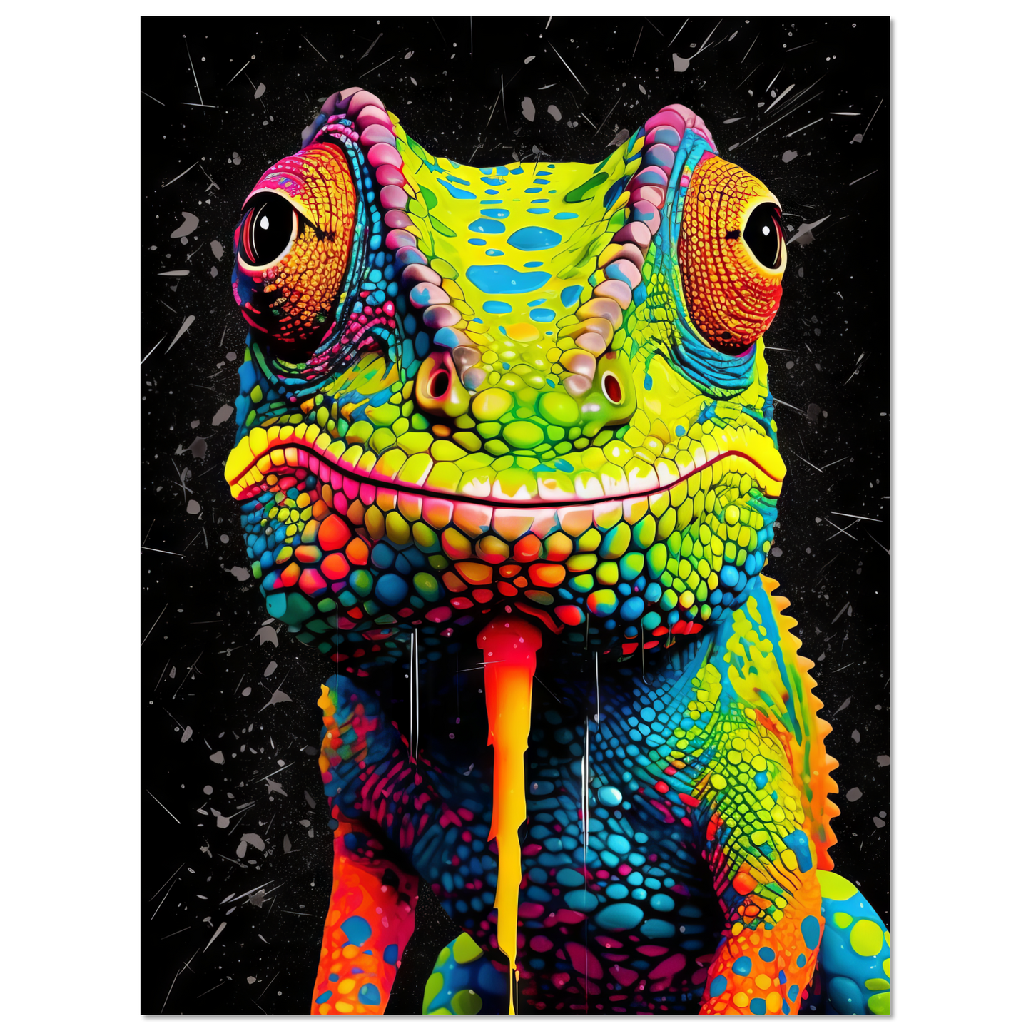 Chamäleon (Pop-Art) (CHAMELEON03)