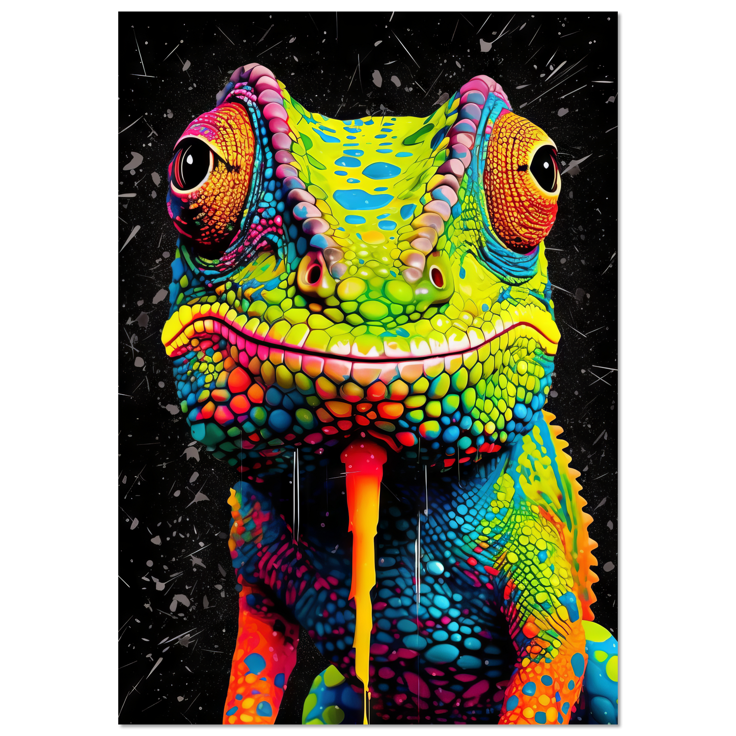 Chamäleon (Pop-Art) (CHAMELEON03)
