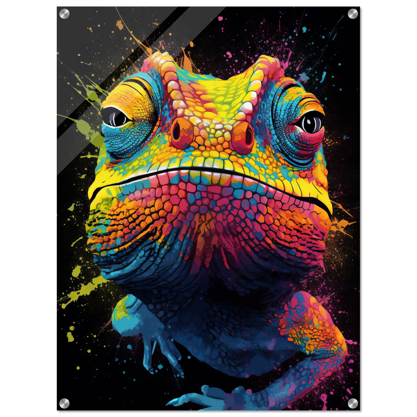 Chamäleon (Pop-Art) (CHAMELEON04)