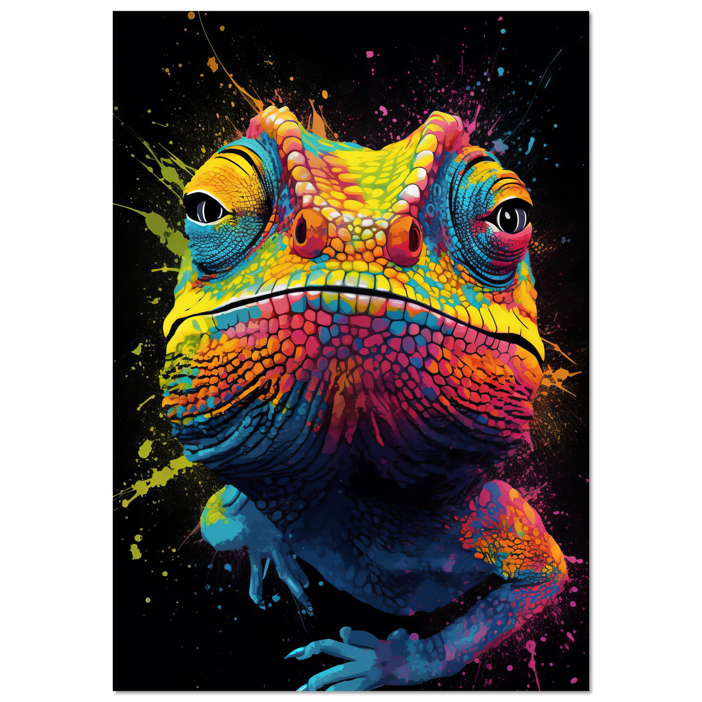 Chamäleon (Pop-Art) (CHAMELEON04)