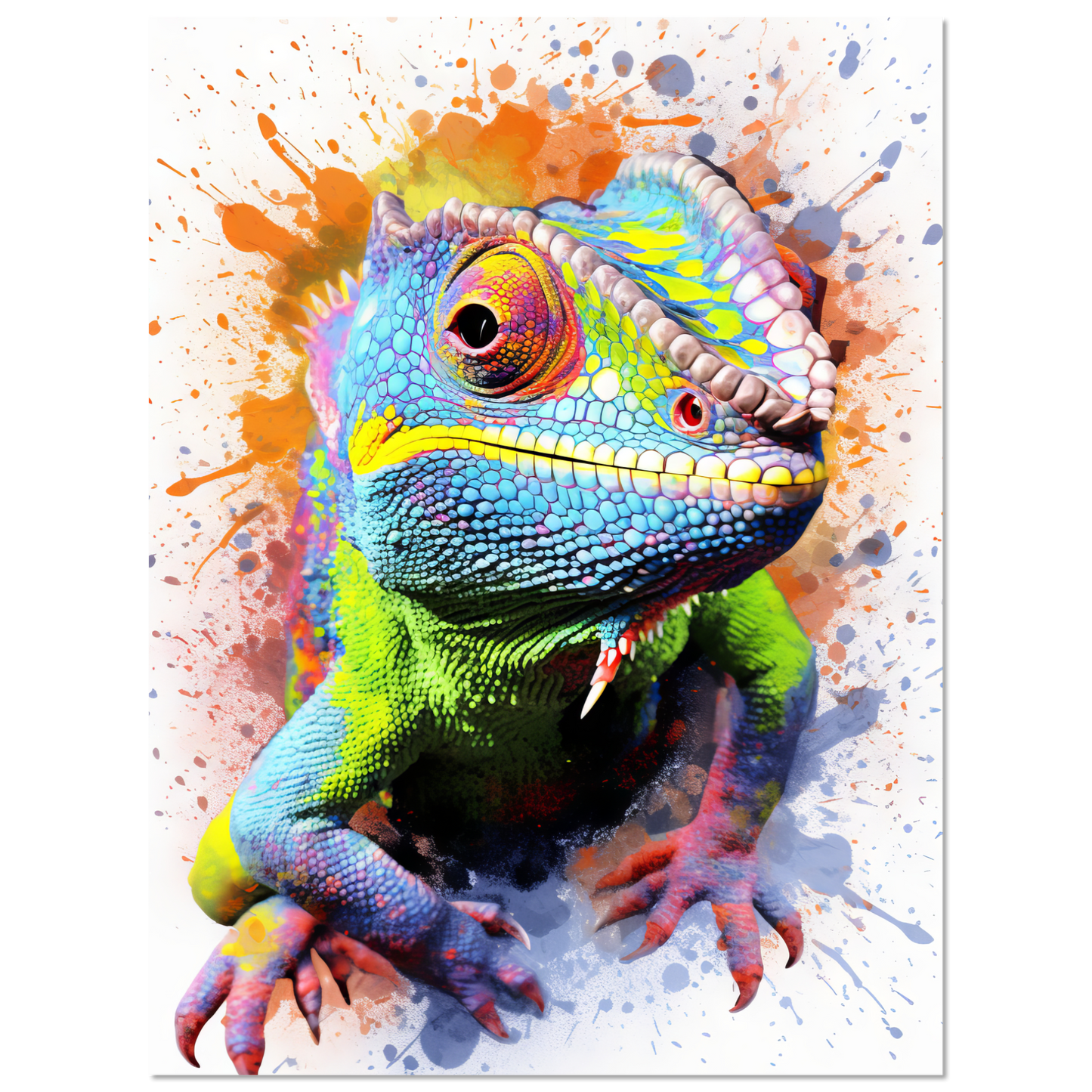 Chamäleon (Pop-Art) (CHAMELEON05)