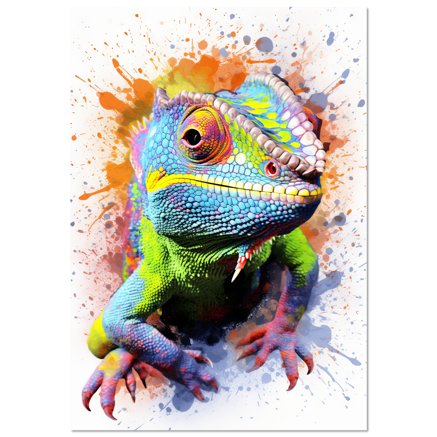 Chamäleon (Pop-Art) (CHAMELEON05)