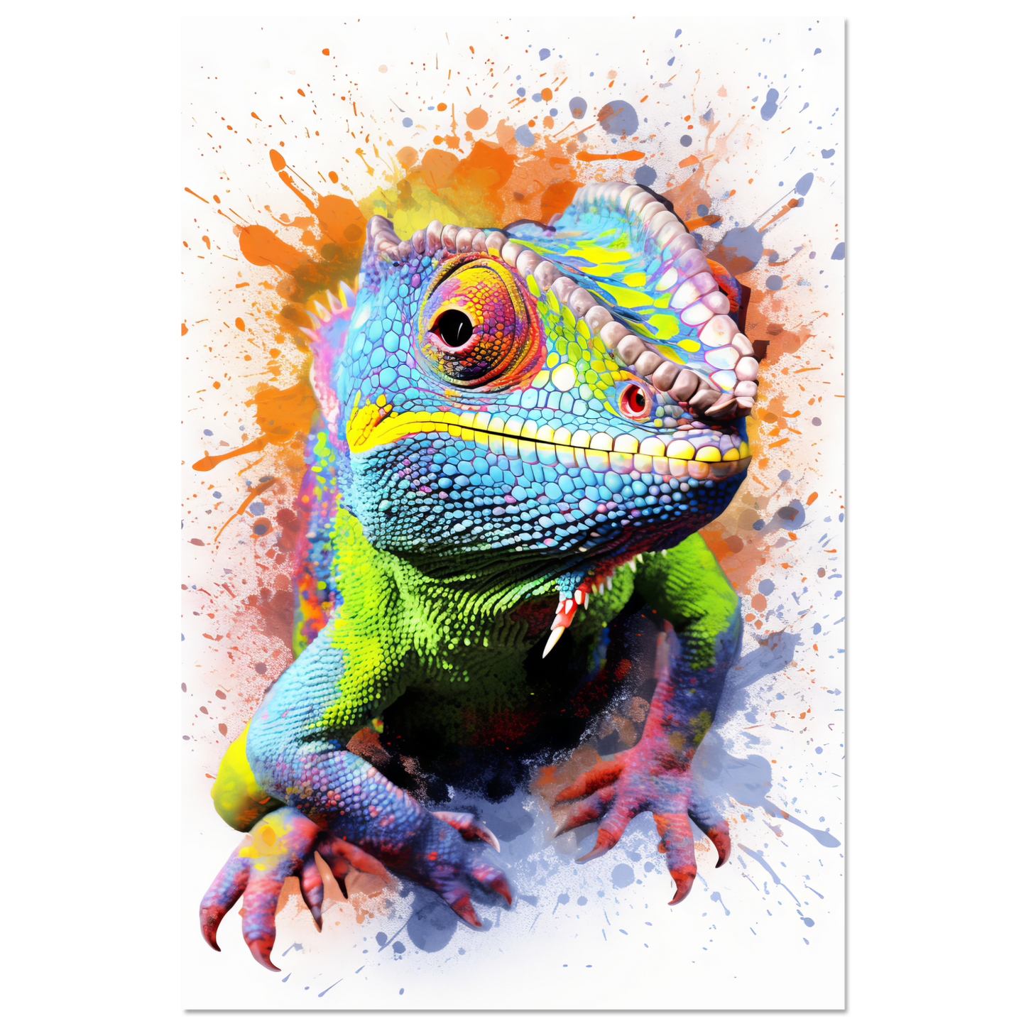 Chamäleon (Pop-Art) (CHAMELEON05)