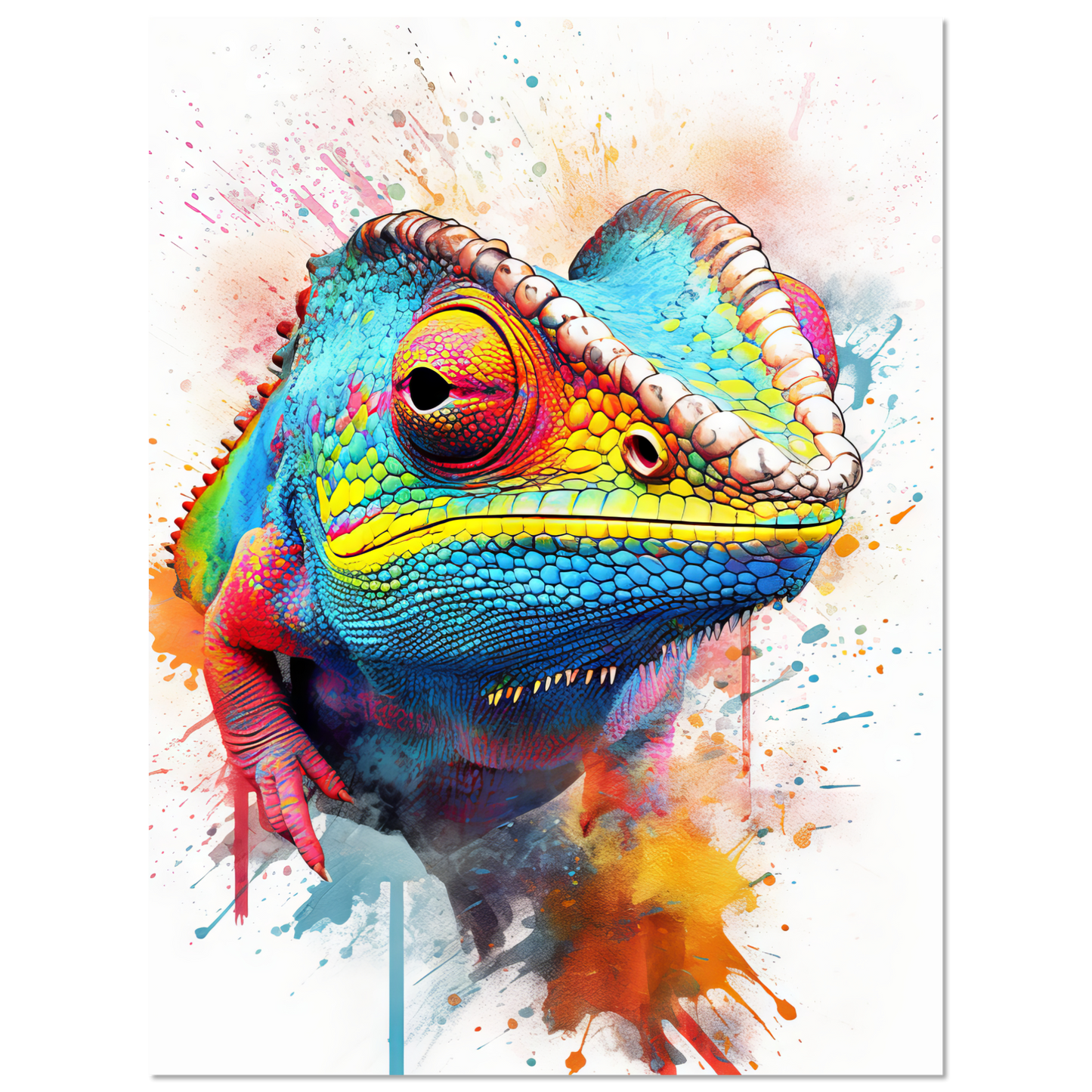 Chamäleon (Pop-Art) (CHAMELEON06)