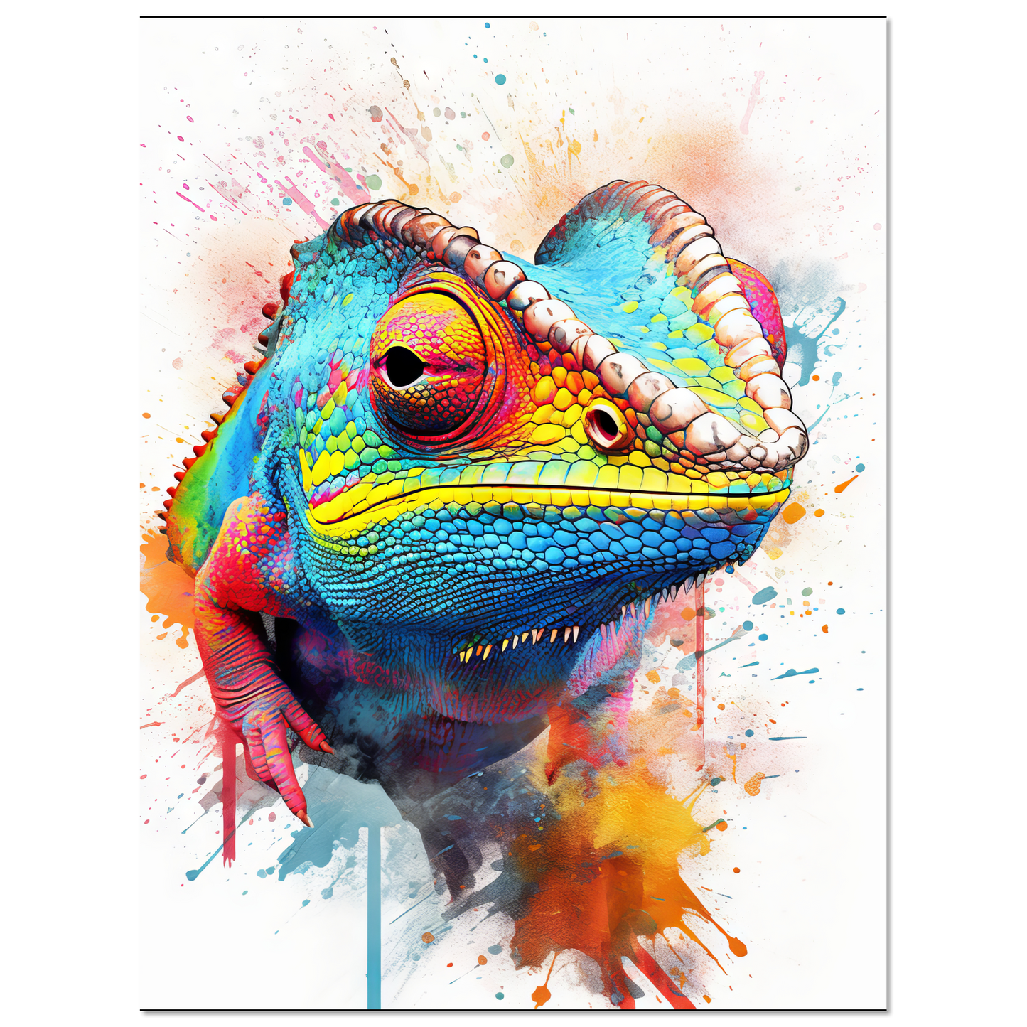 Chamäleon (Pop-Art) (CHAMELEON06)