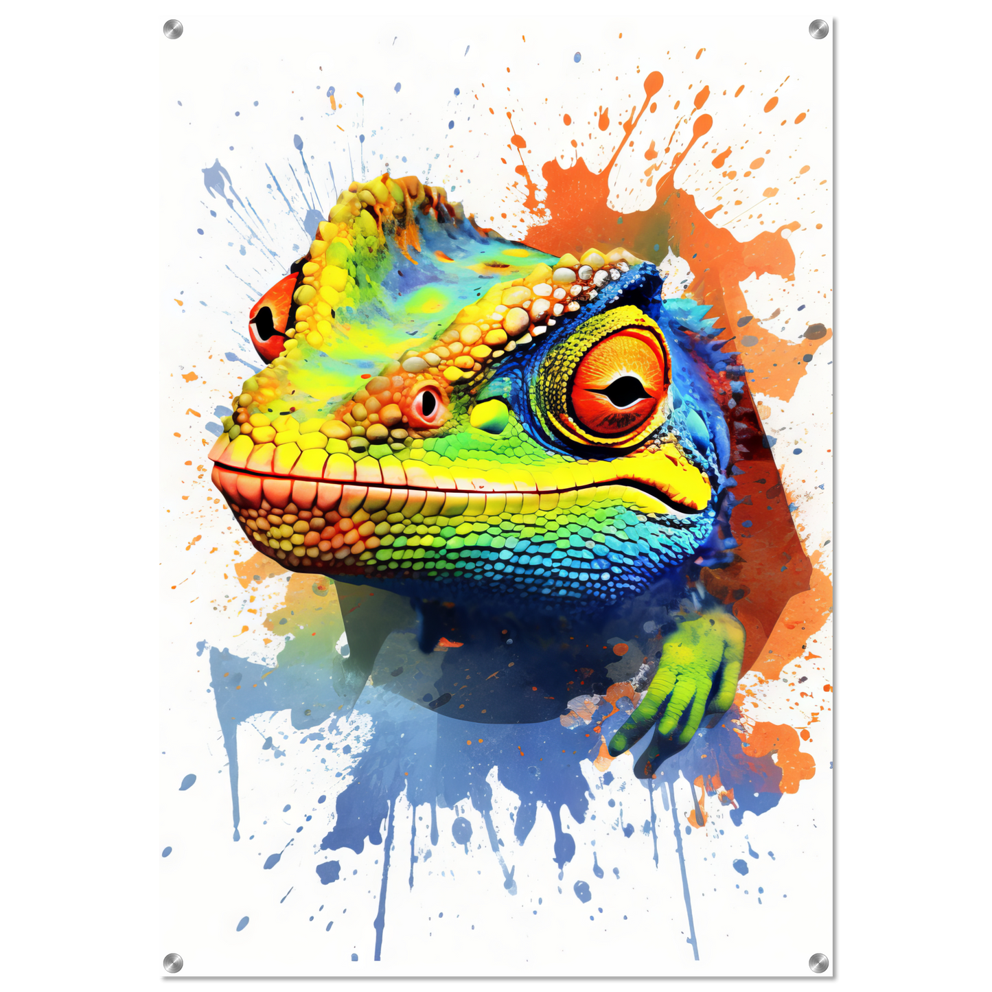 Chamäleon (Pop-Art) (CHAMELEON07)