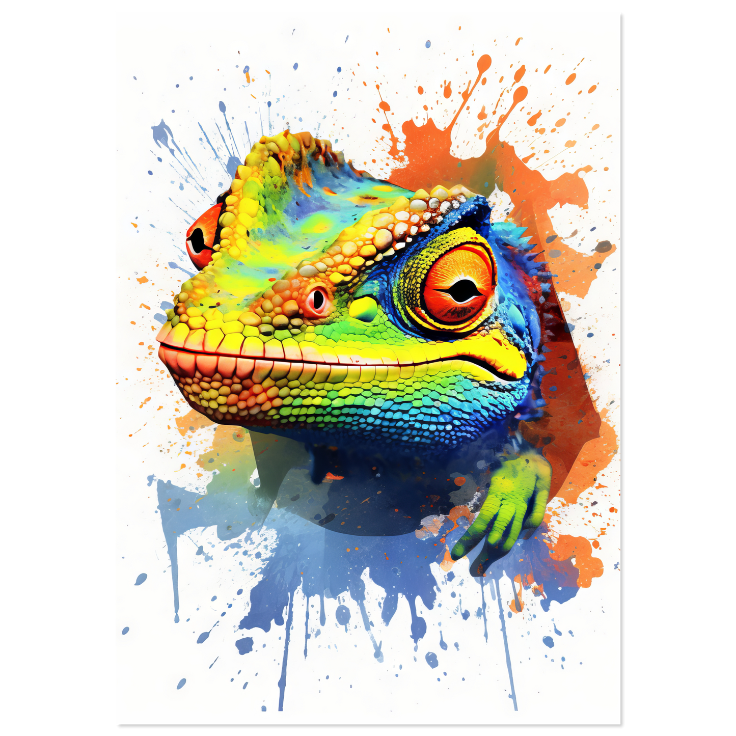 Chamäleon (Pop-Art) (CHAMELEON07)