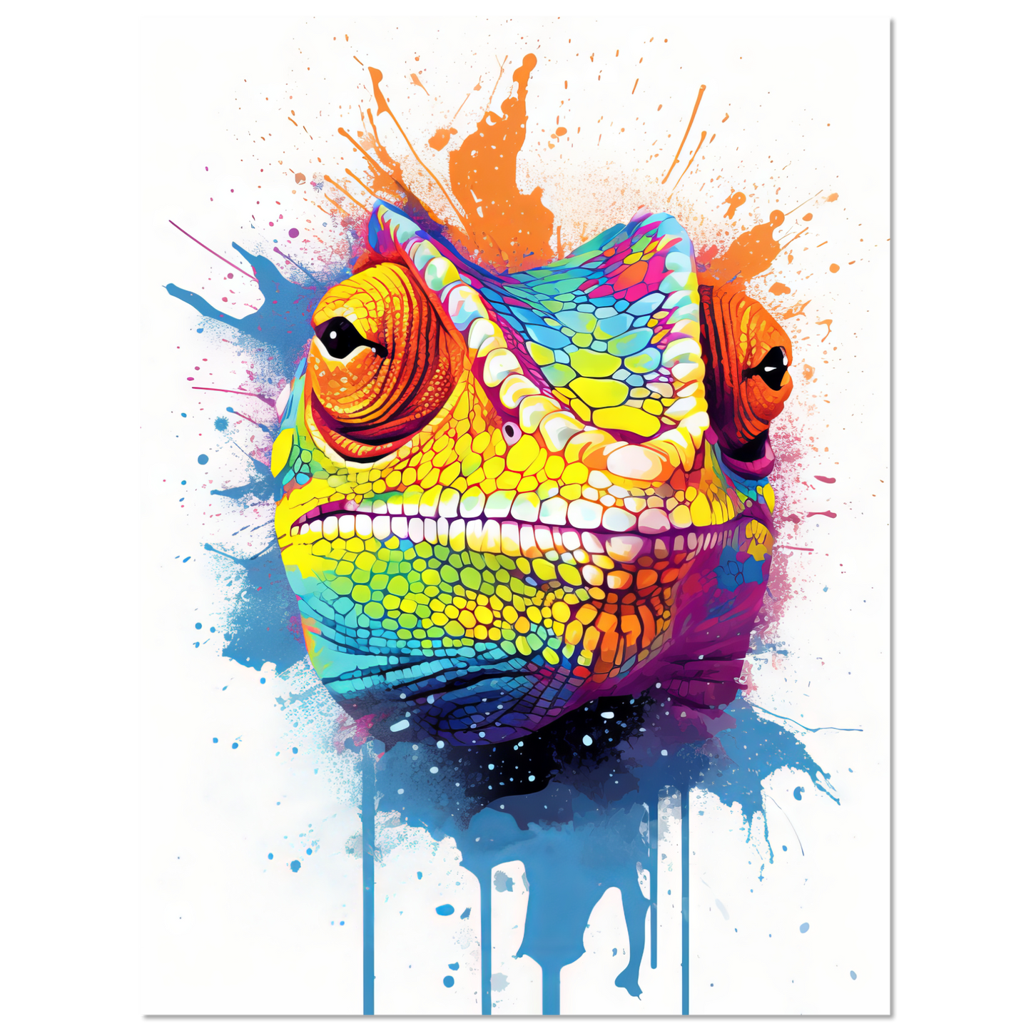 Chamäleon (Pop-Art) (CHAMELEON08)