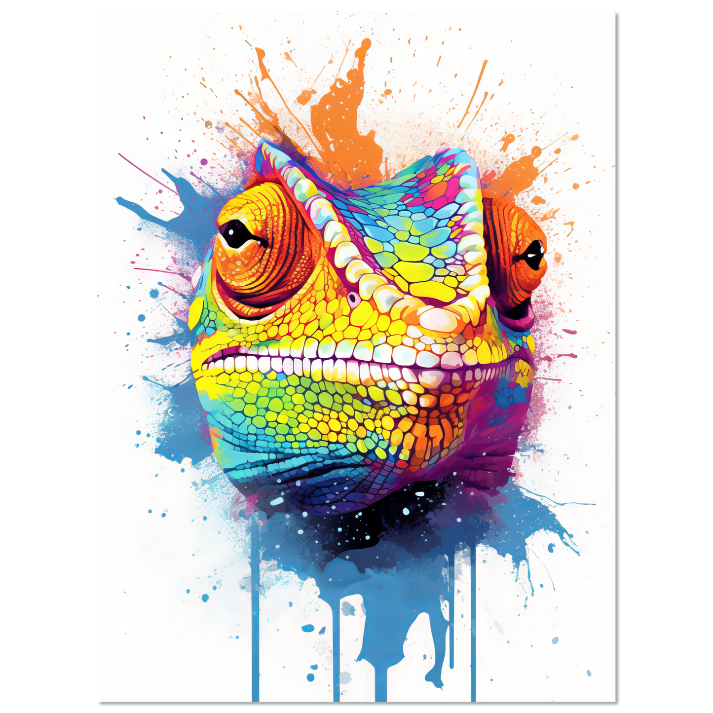 Chamäleon (Pop-Art) (CHAMELEON08)