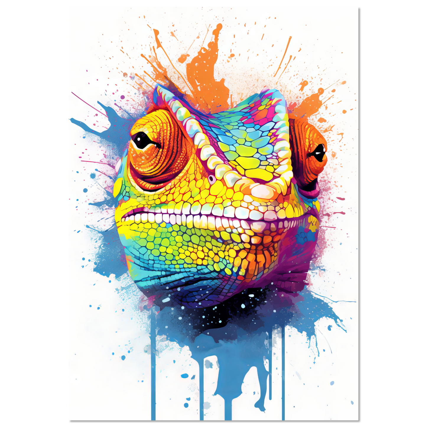 Chamäleon (Pop-Art) (CHAMELEON08)