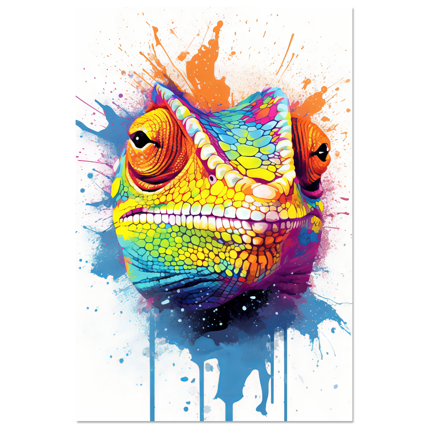 Chamäleon (Pop-Art) (CHAMELEON08)
