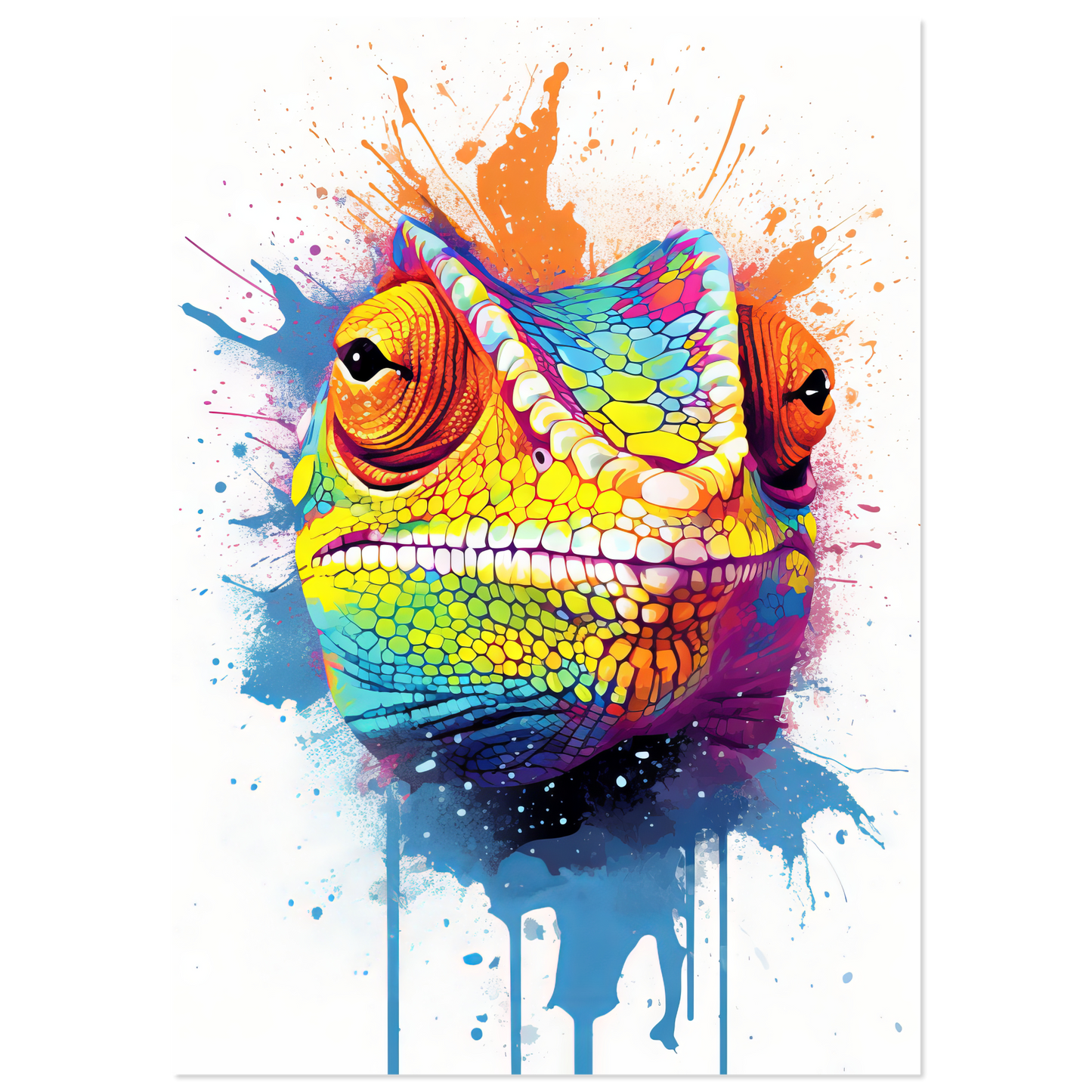 Chamäleon (Pop-Art) (CHAMELEON08)