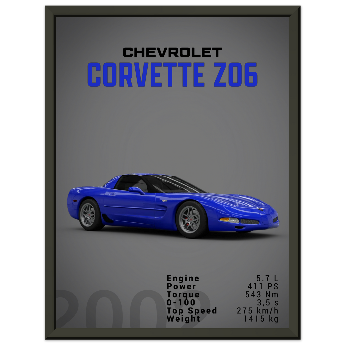 Chevorlet Corvette C5 Z06 (CHEVY02D)