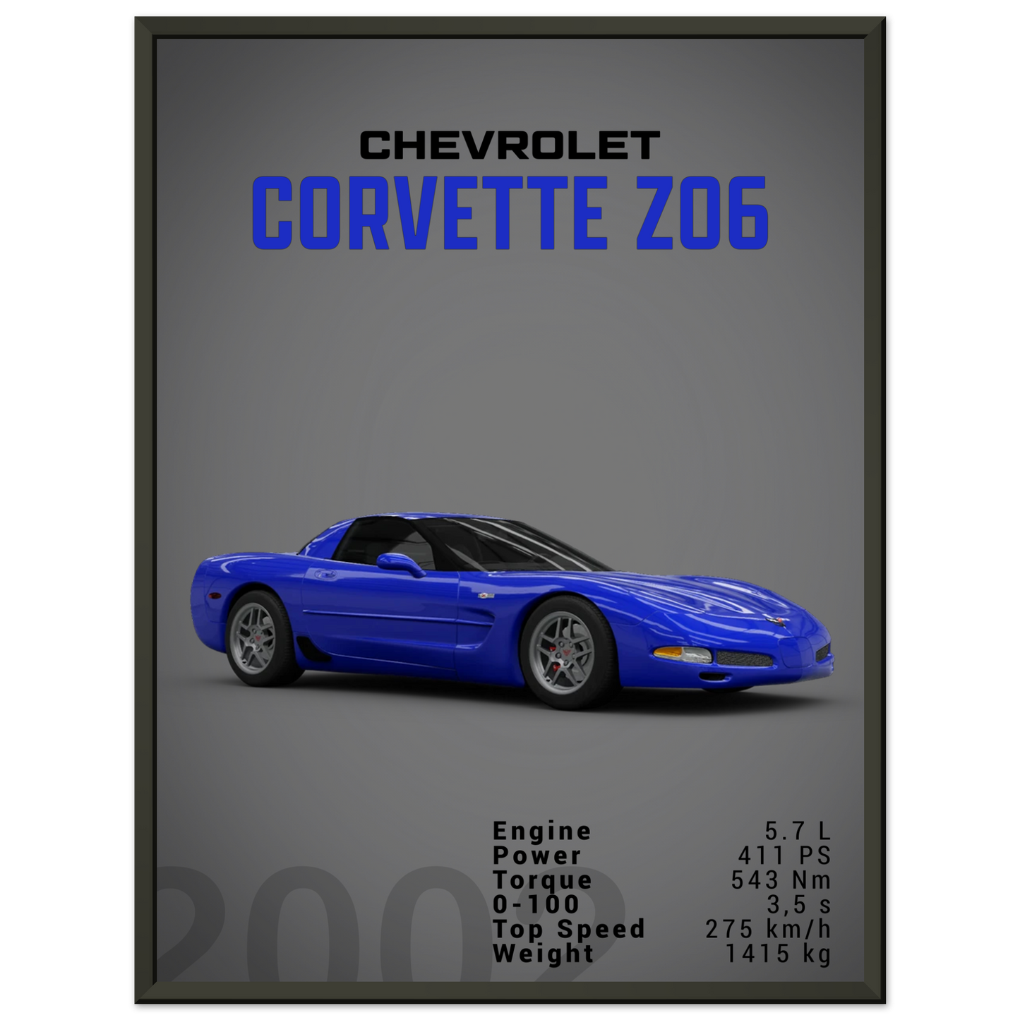 Chevorlet Corvette C5 Z06 (CHEVY02D)