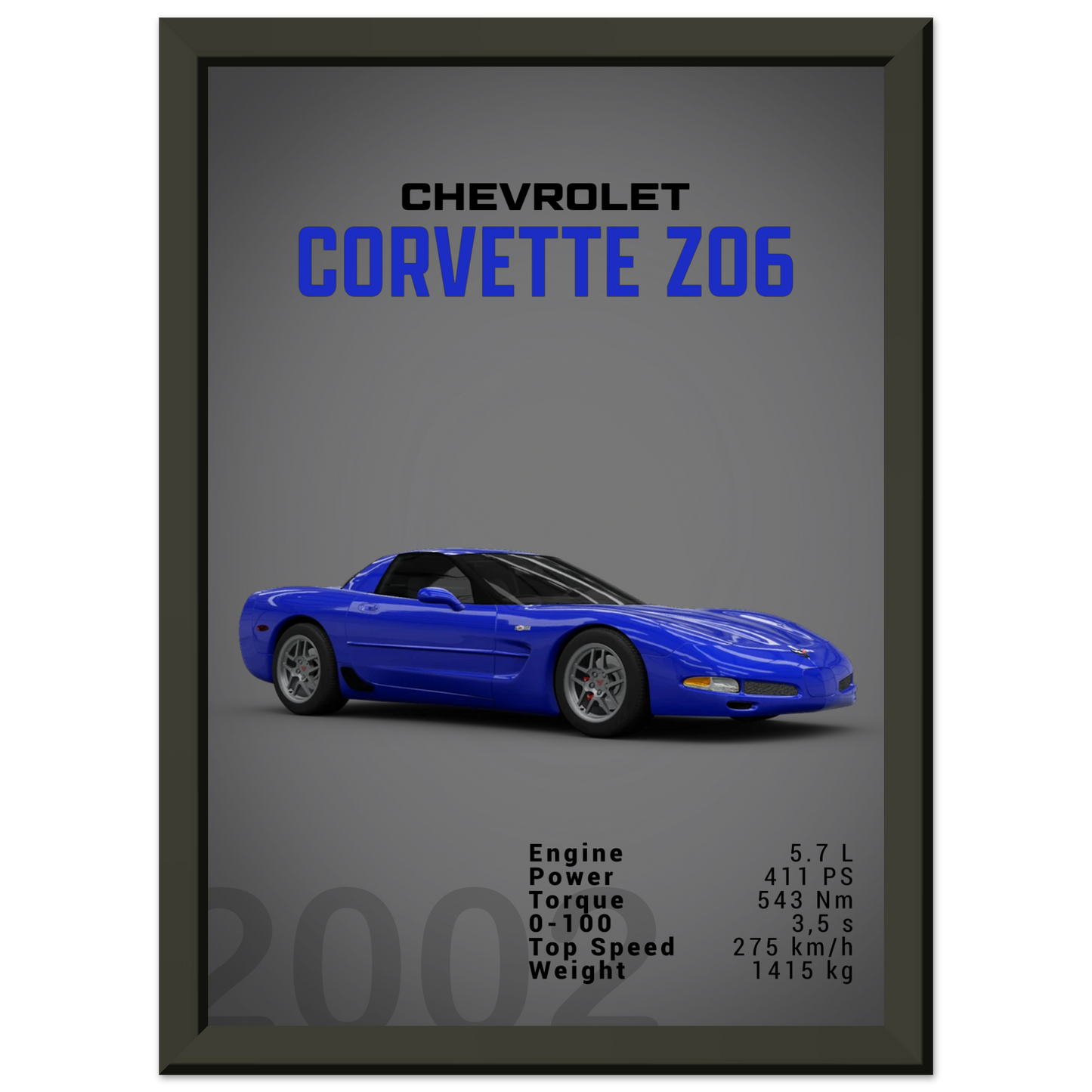 Chevorlet Corvette C5 Z06 (CHEVY02D)