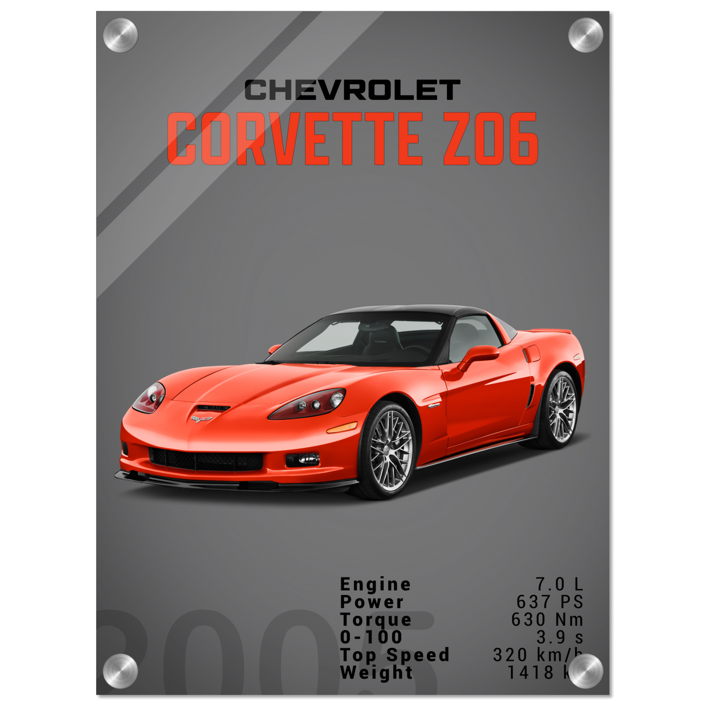 Chevorlet Corvette C6 Z06 (CHEVY04D)
