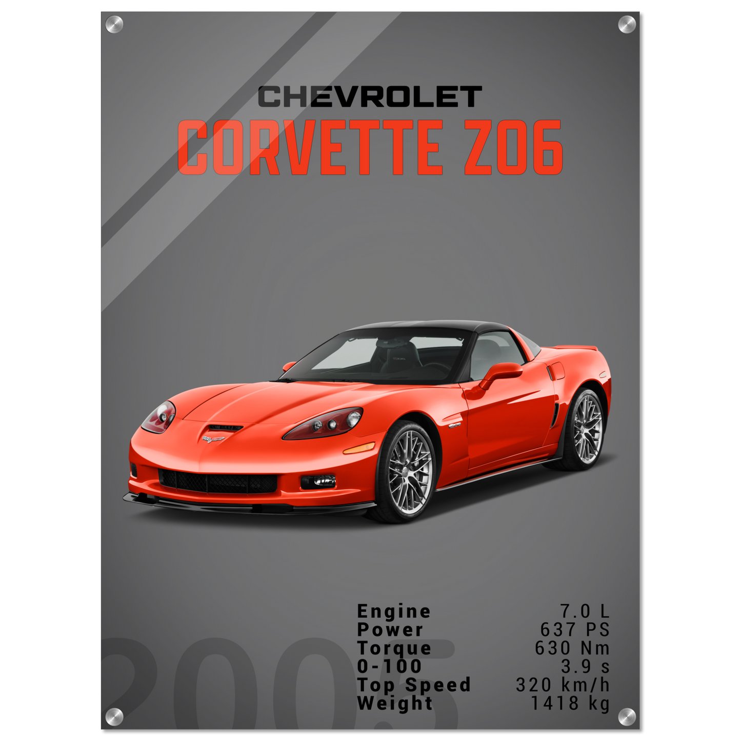 Chevorlet Corvette C6 Z06 (CHEVY04D)