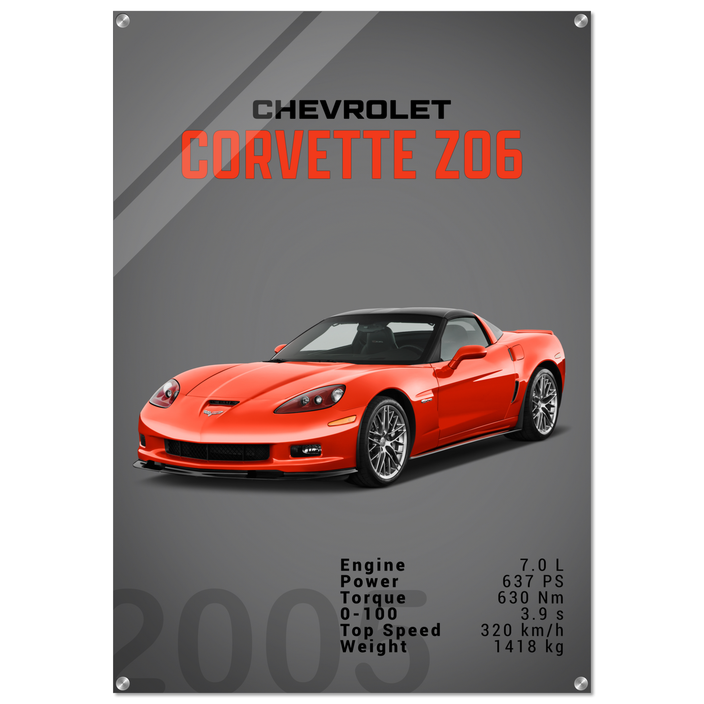 Chevorlet Corvette C6 Z06 (CHEVY04D)