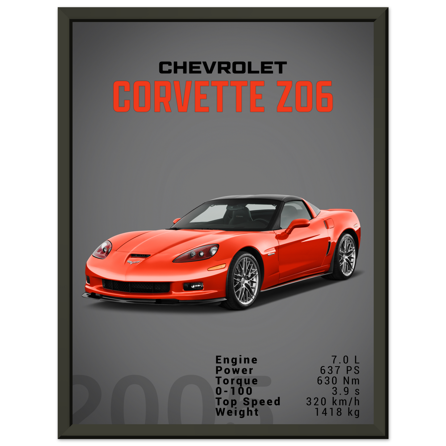 Chevorlet Corvette C6 Z06 (CHEVY04D)