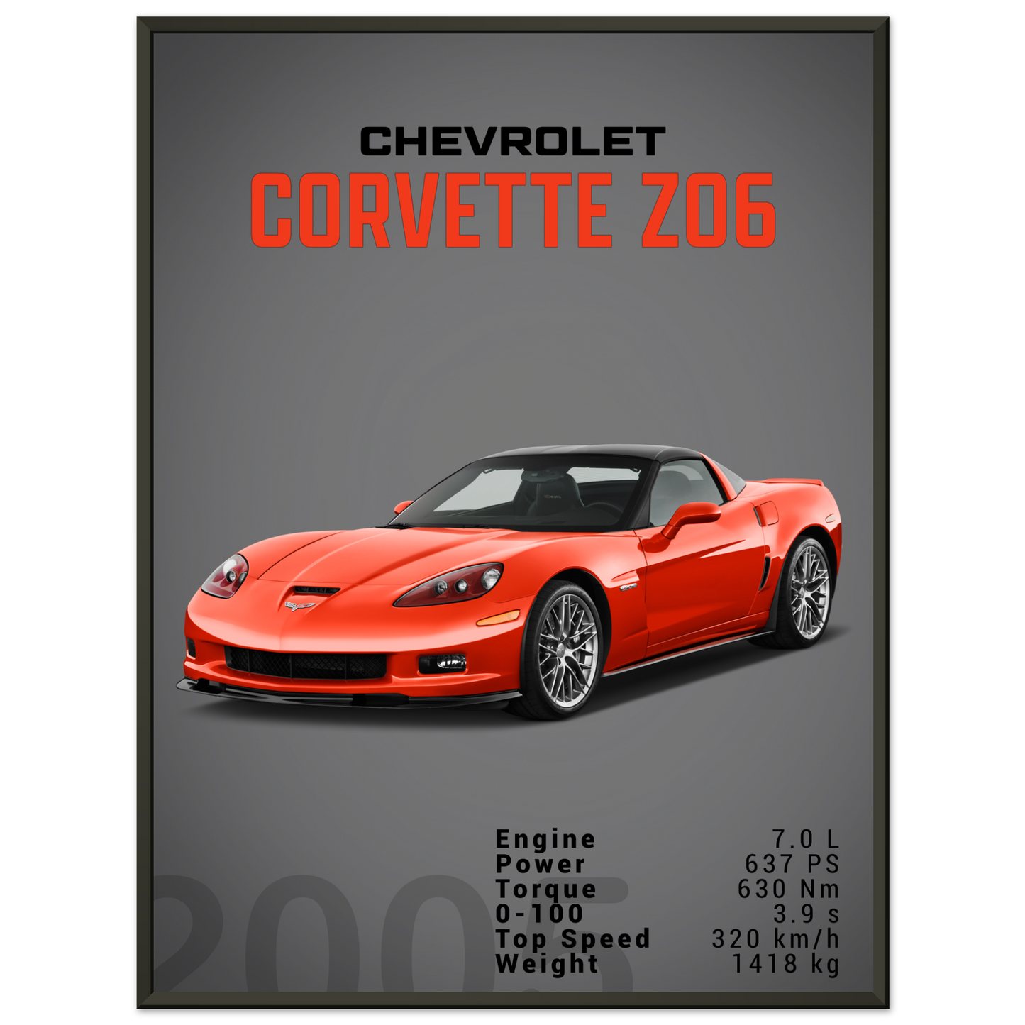 Chevorlet Corvette C6 Z06 (CHEVY04D)