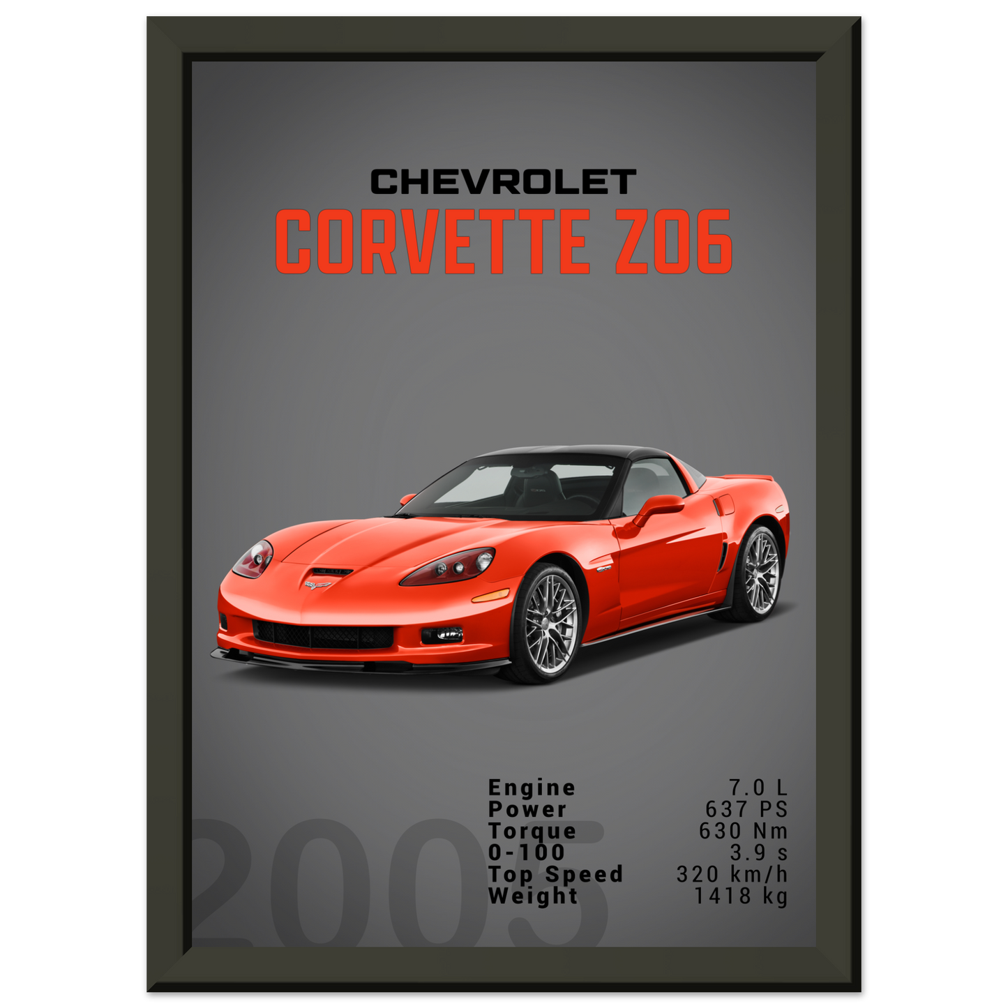 Chevorlet Corvette C6 Z06 (CHEVY04D)