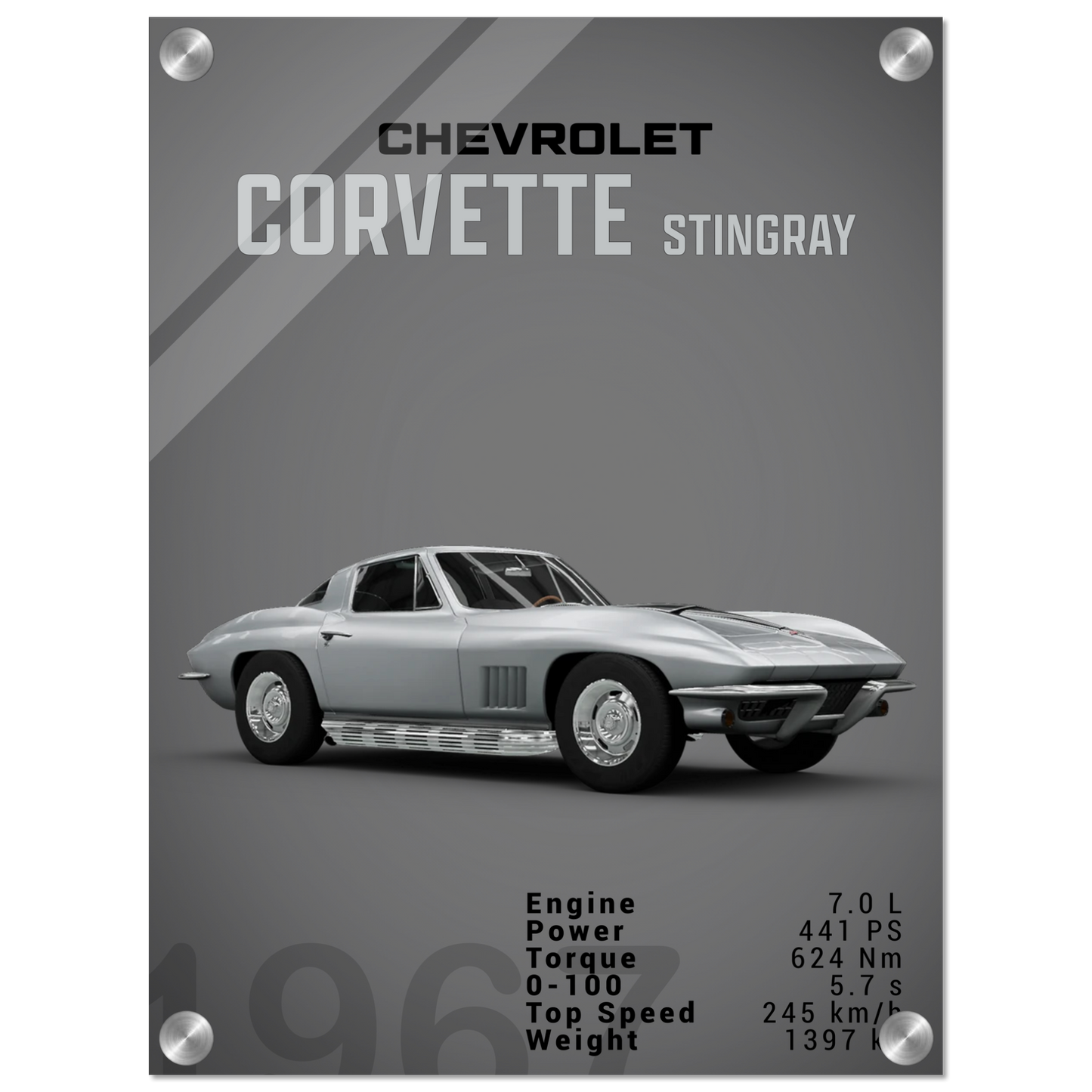 Chevorlet Corvette C2 Stingray (CHEVY07D)