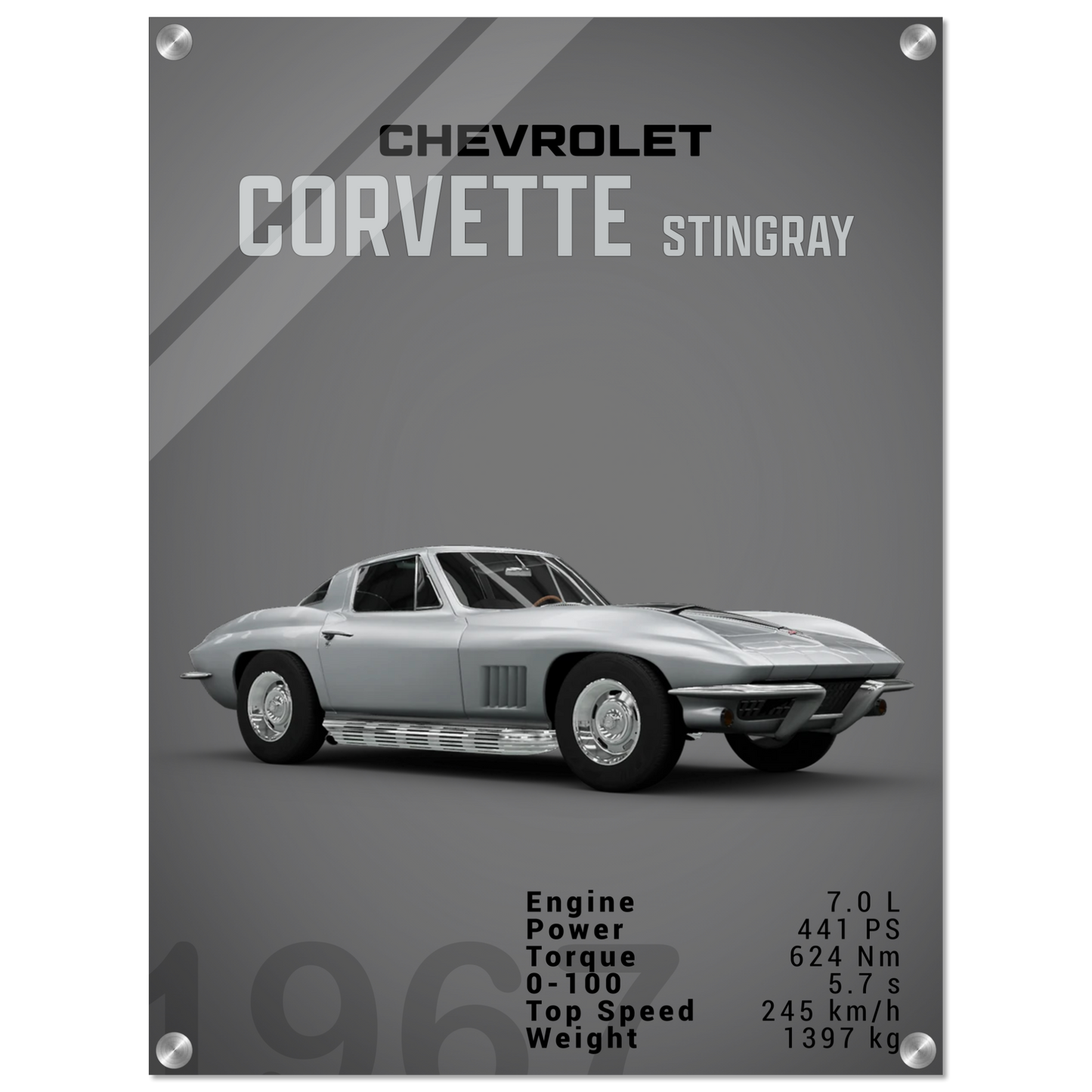Chevorlet Corvette C2 Stingray (CHEVY07D)