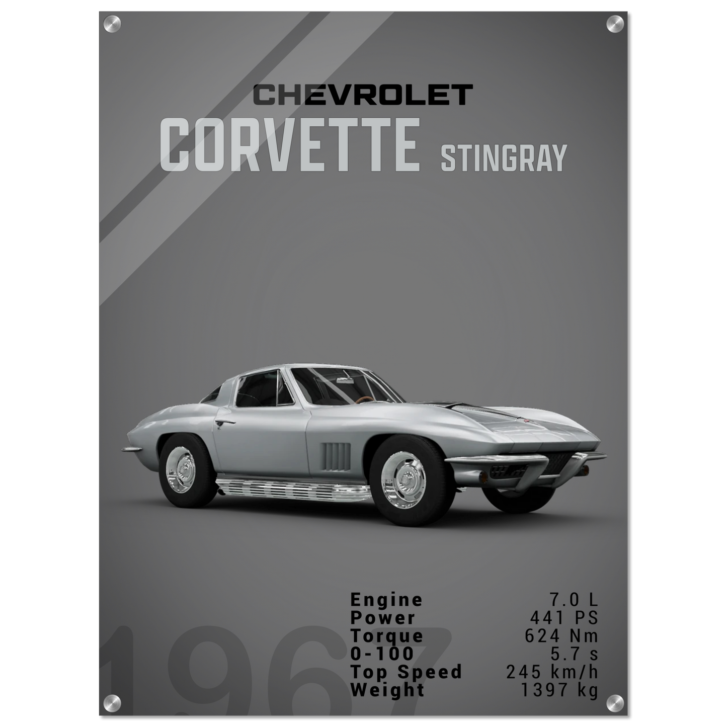 Chevorlet Corvette C2 Stingray (CHEVY07D)