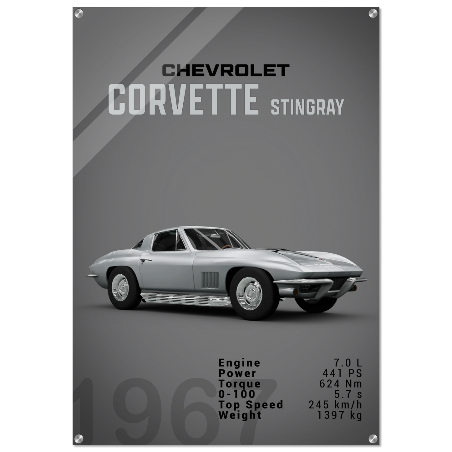Chevorlet Corvette C2 Stingray (CHEVY07D)