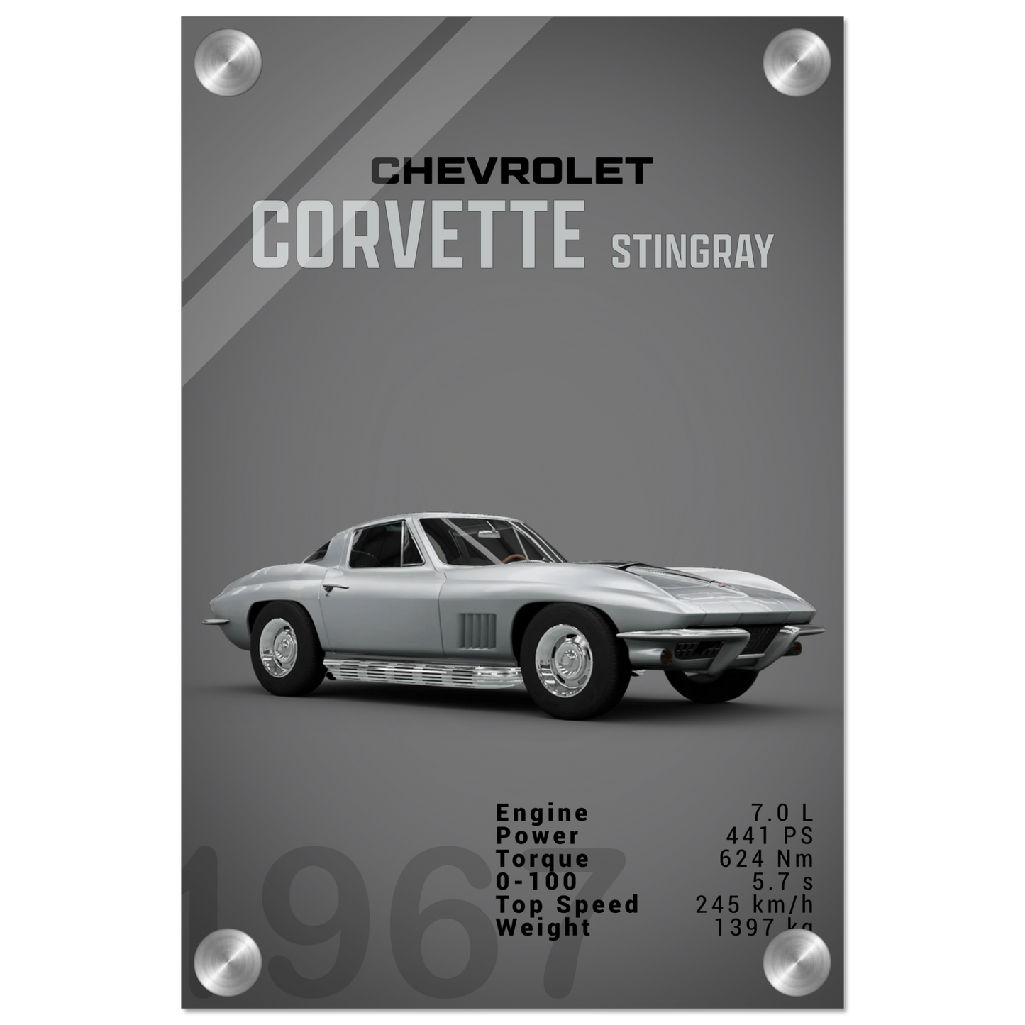 Chevorlet Corvette C2 Stingray (CHEVY07D)