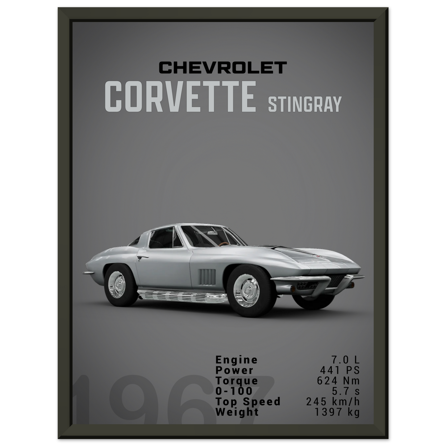 Chevorlet Corvette C2 Stingray (CHEVY07D)