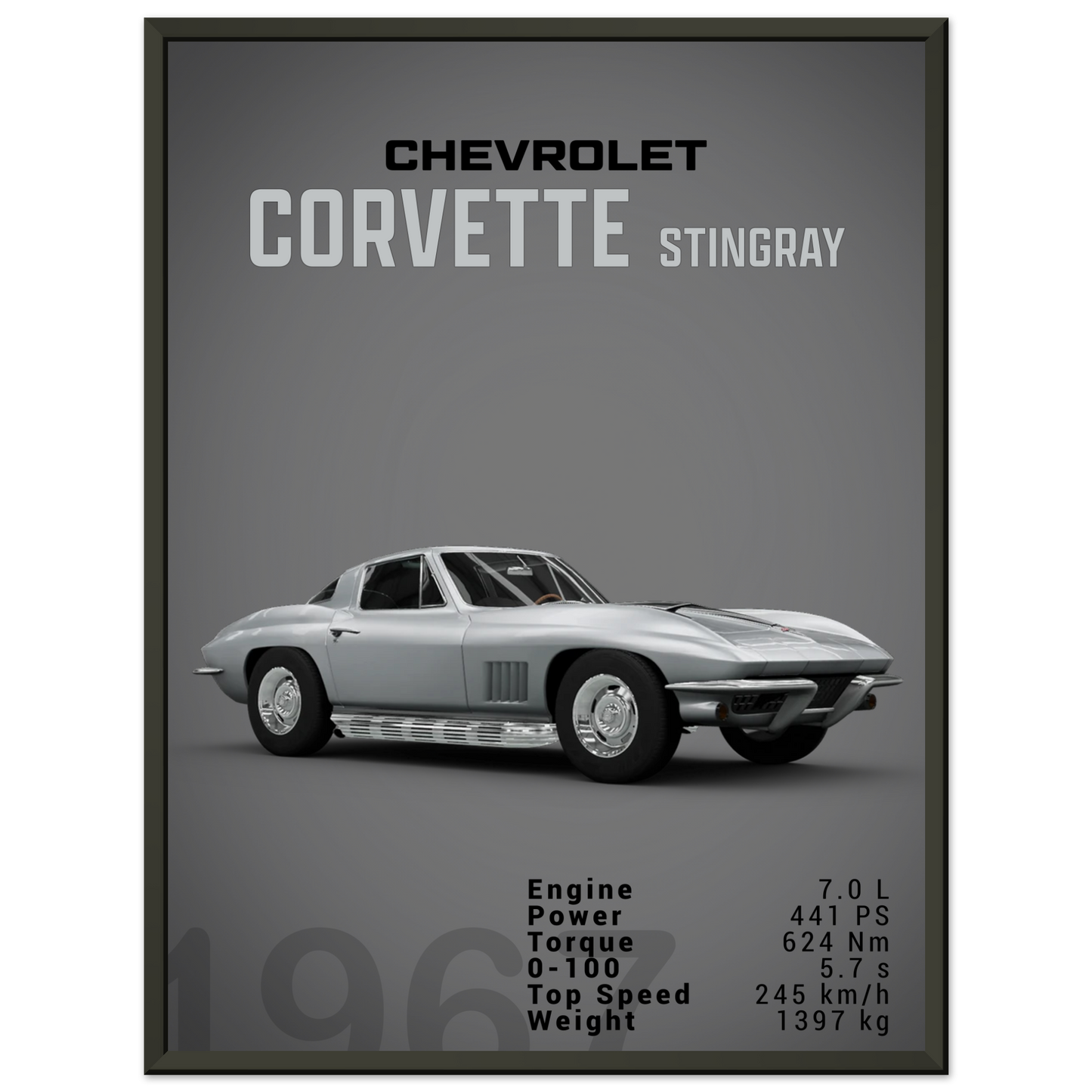 Chevorlet Corvette C2 Stingray (CHEVY07D)