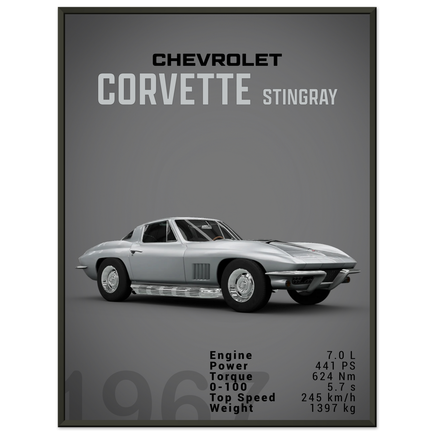 Chevorlet Corvette C2 Stingray (CHEVY07D)