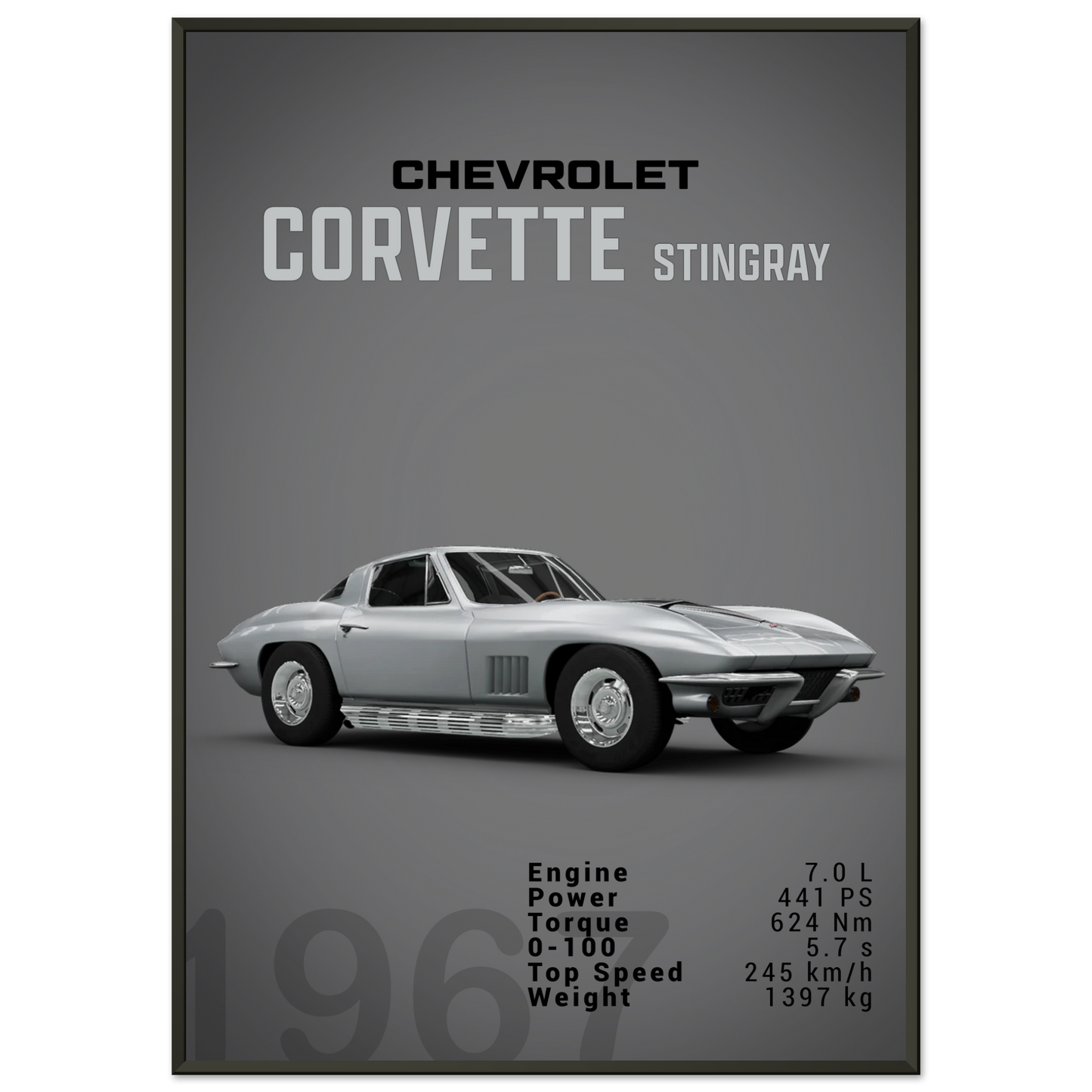 Chevorlet Corvette C2 Stingray (CHEVY07D)