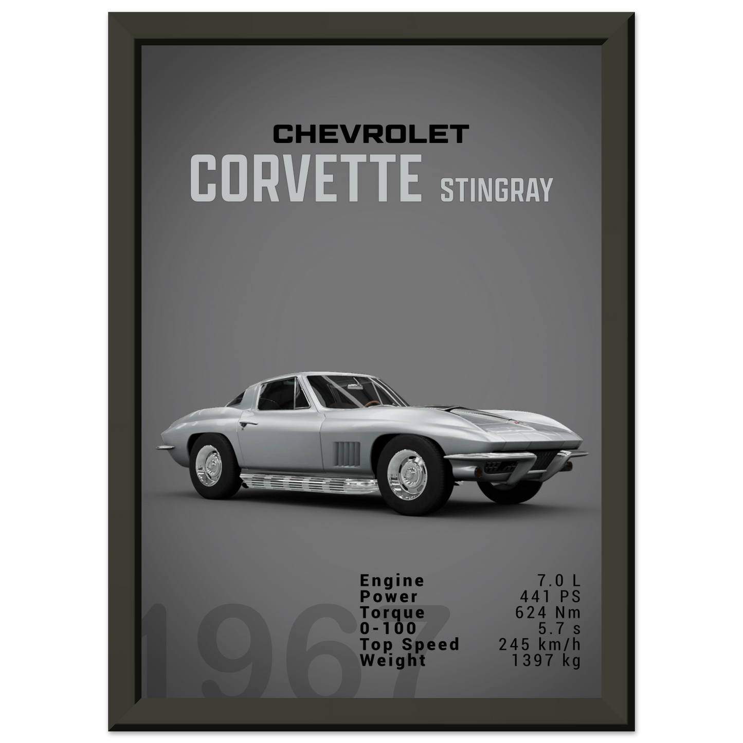 Chevorlet Corvette C2 Stingray (CHEVY07D)