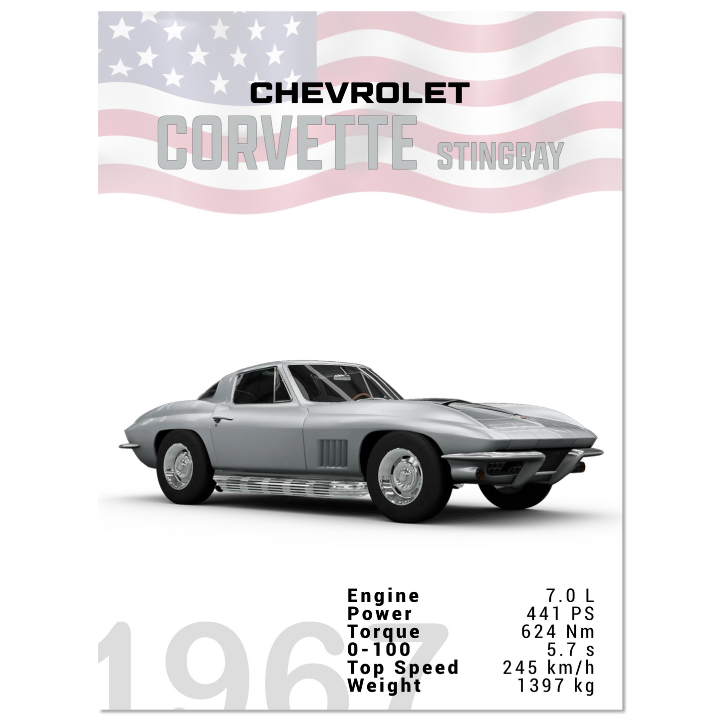 Chevorlet Corvette C2 Stingray (CHEVY07)