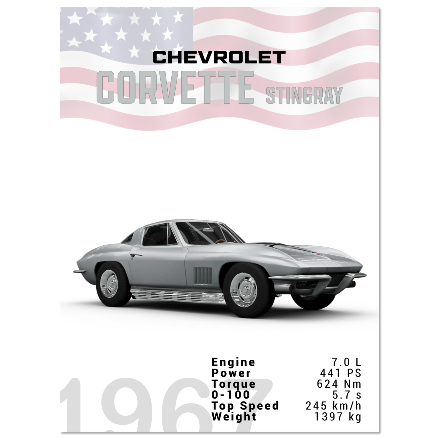 Chevorlet Corvette C2 Stingray (CHEVY07)