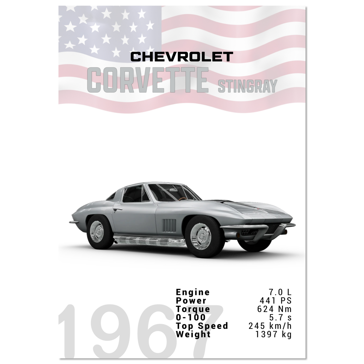 Chevorlet Corvette C2 Stingray (CHEVY07)
