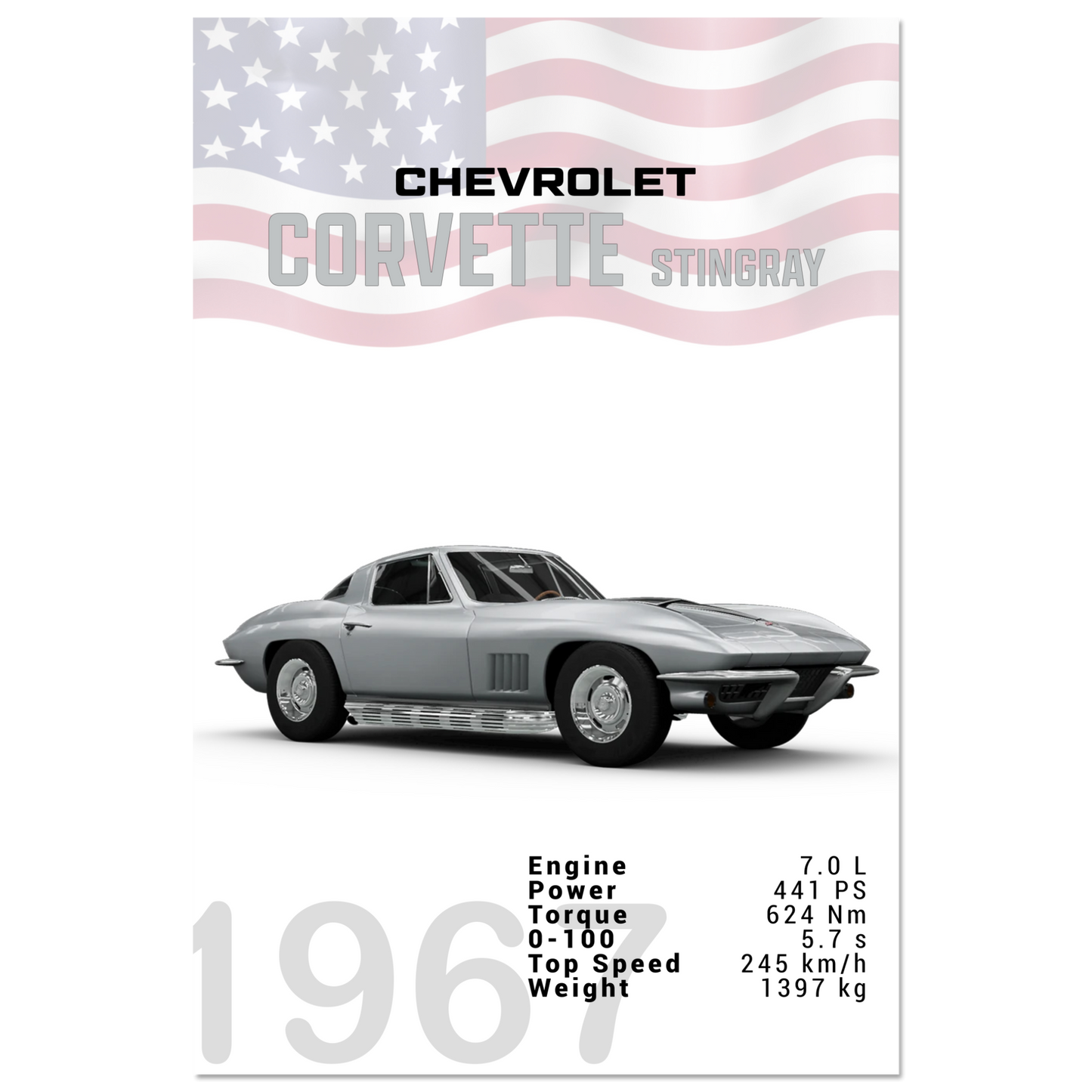 Chevorlet Corvette C2 Stingray (CHEVY07)