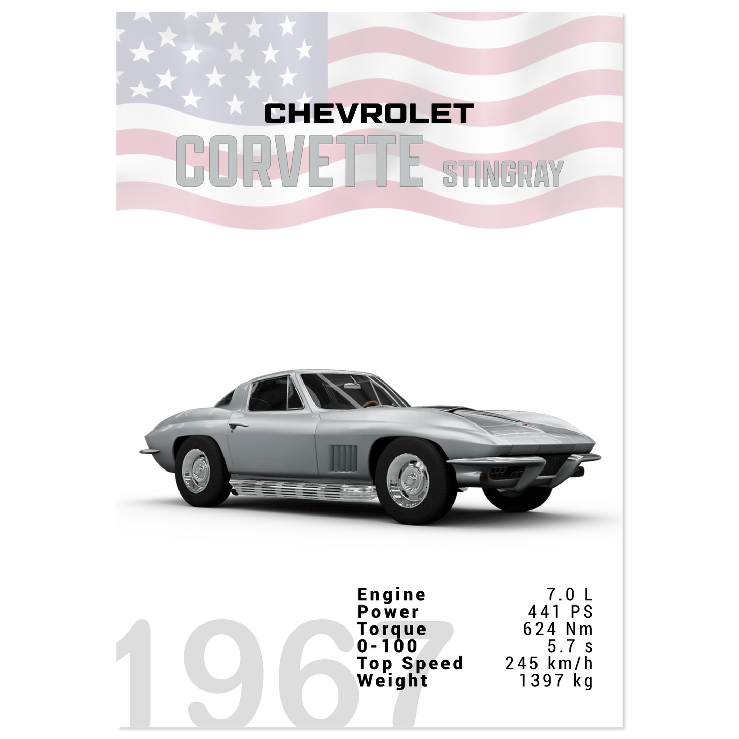 Chevorlet Corvette C2 Stingray (CHEVY07)