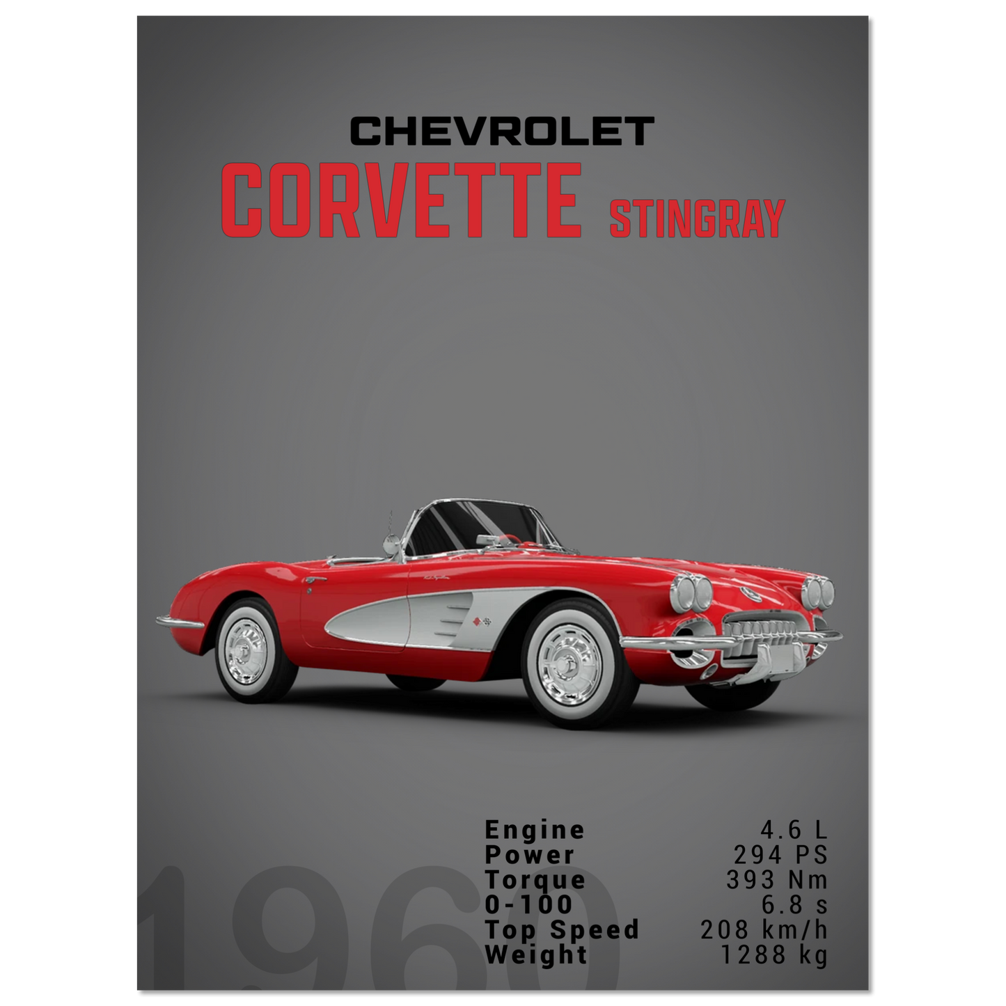 Chevorlet Corvette C1 Stingray (CHEVY08D)