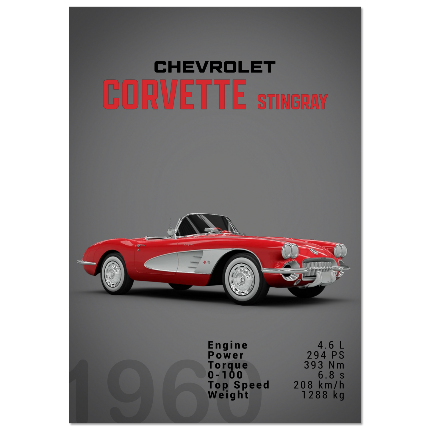 Chevorlet Corvette C1 Stingray (CHEVY08D)