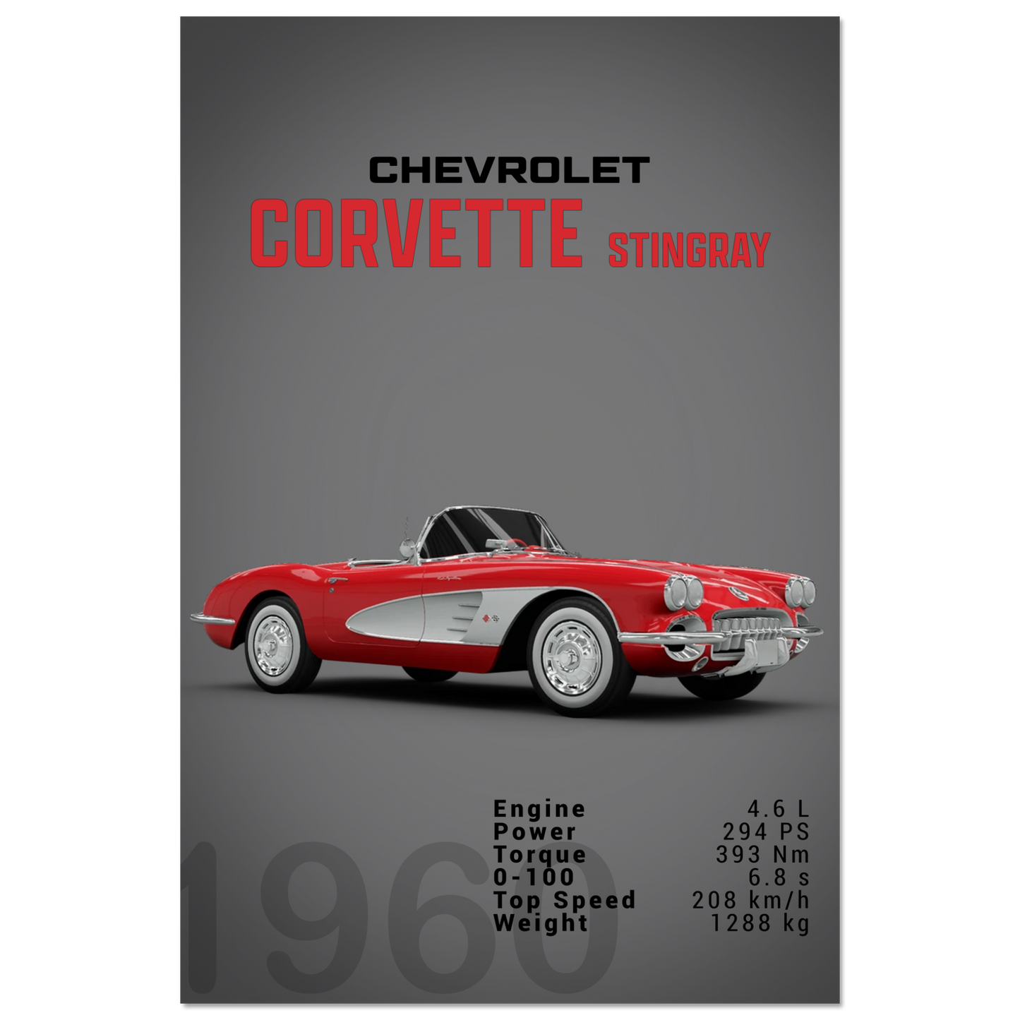 Chevorlet Corvette C1 Stingray (CHEVY08D)