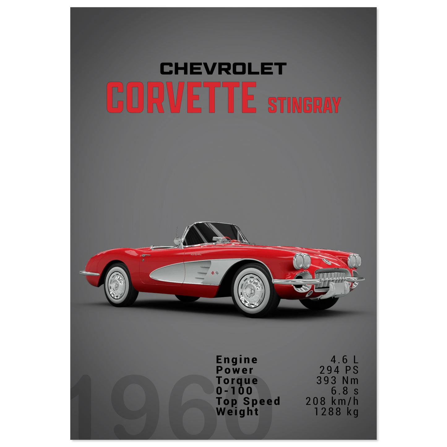 Chevorlet Corvette C1 Stingray (CHEVY08D)