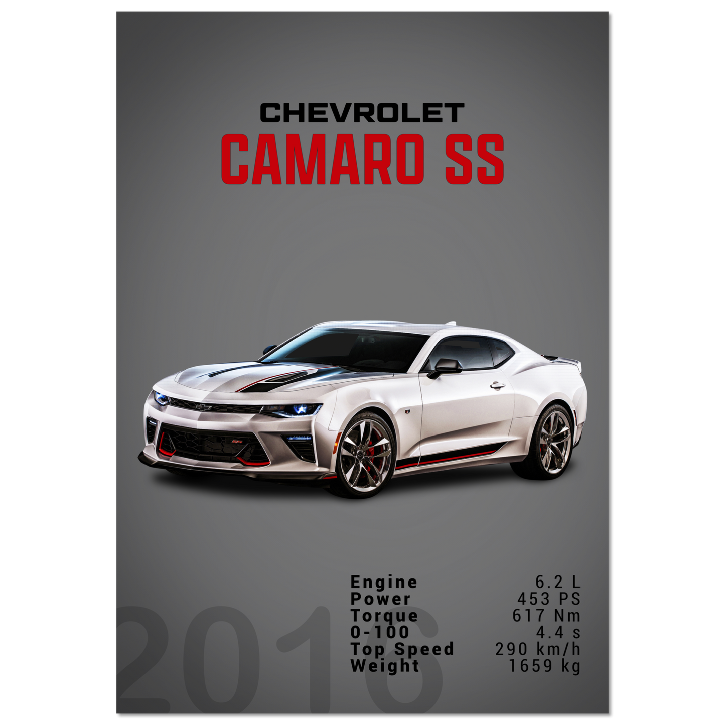 Chevorlet Camaro SS 2016 (CHEVY09D)