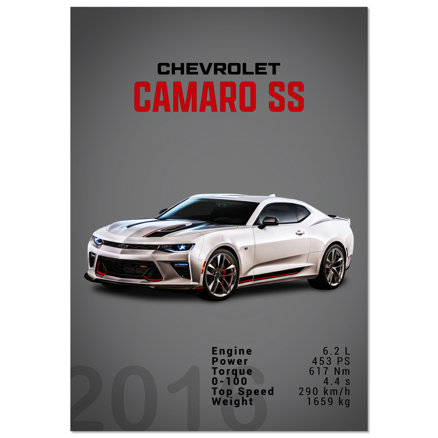 Chevorlet Camaro SS 2016 (CHEVY09D)
