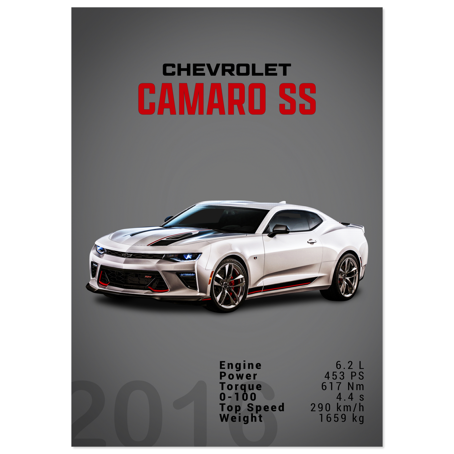 Chevorlet Camaro SS 2016 (CHEVY09D)