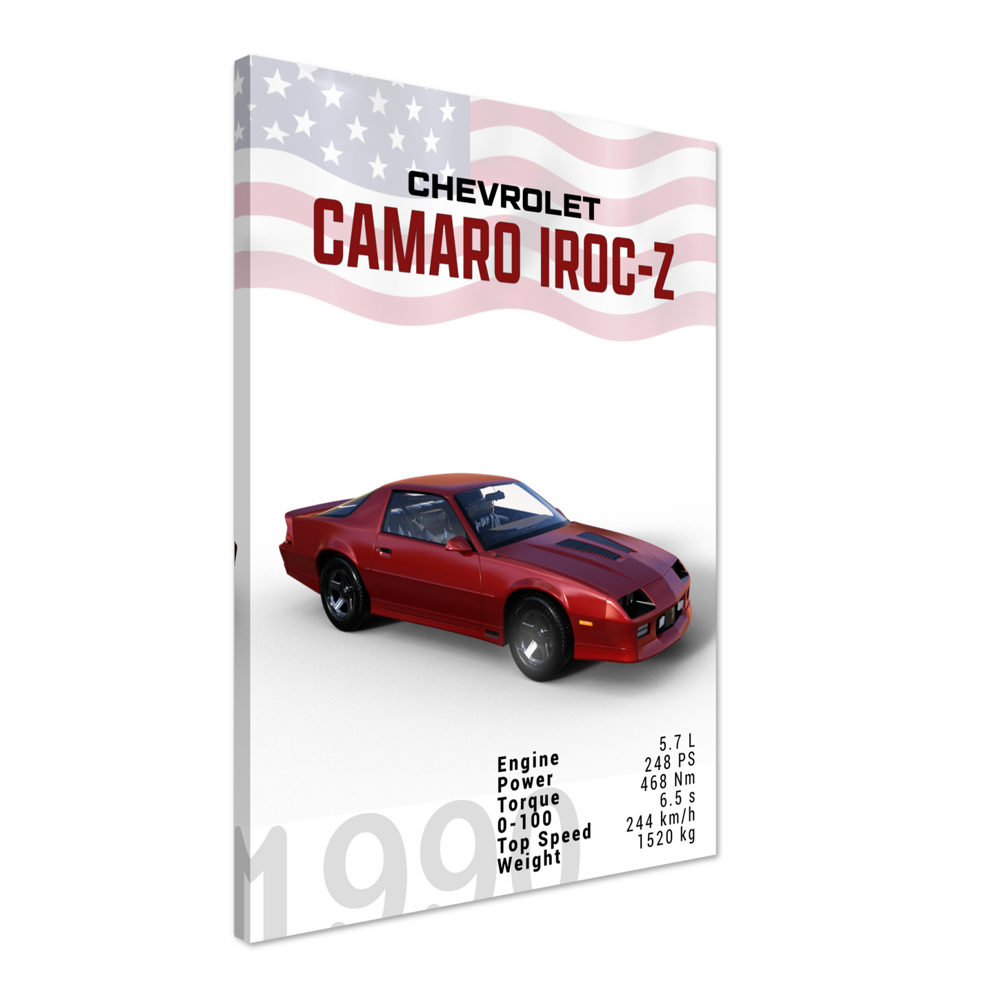 Chevorlet Camaro Iroc-Z 1990 (CHEVY12)