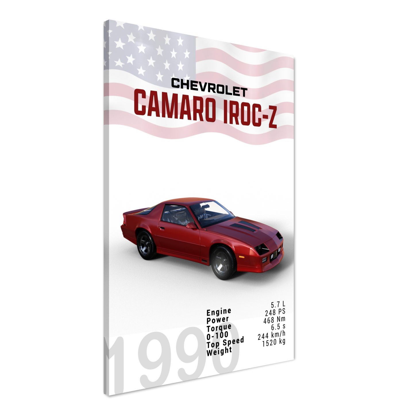 Chevorlet Camaro Iroc-Z 1990 (CHEVY12)