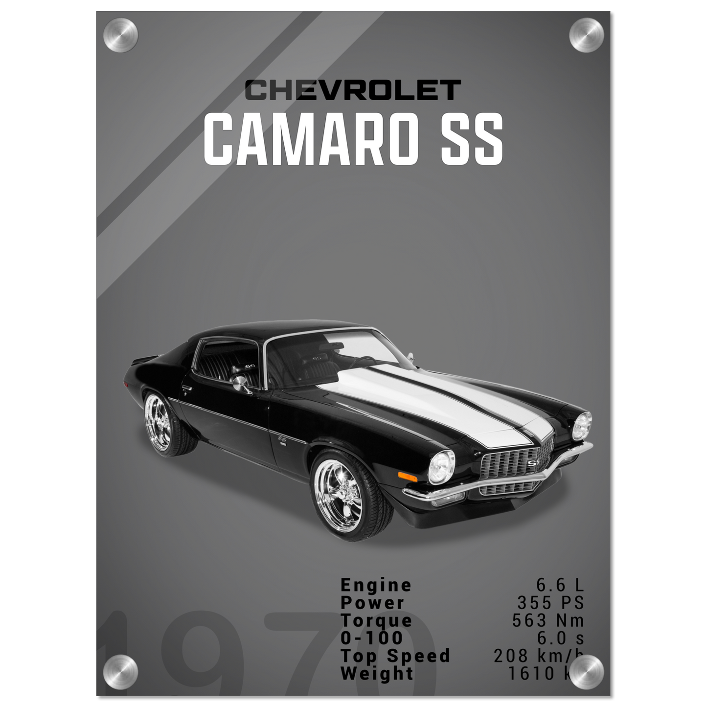 Chevorlet Camaro SS 1970 (CHEVY13D)